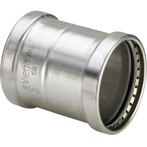 Viega Sanpress Inox XL manchon coulissant 482831 76, 2000 mm, acier inoxydable, SC-Contur