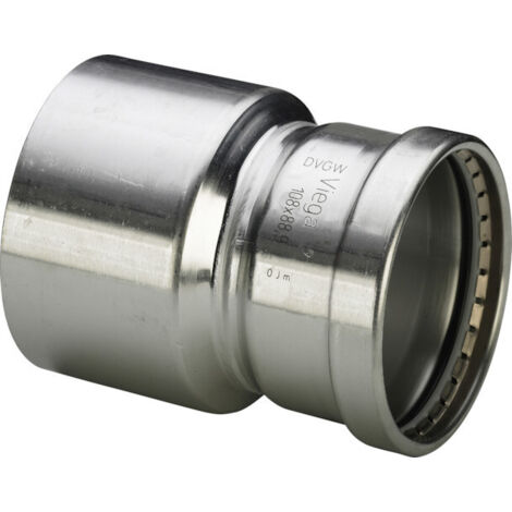 Viega Sanpress Inox XL Reduzierstück I/A mit SC-Contur 2315.1XL, d. 64x54mm, Edelstahl