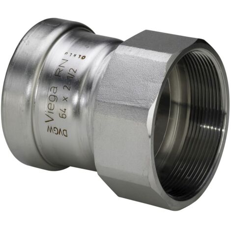 Viega Sanpress Inox XL Übergangsstück 2312XL d 76,1 mm x IG 2 1/2" Edelstahl