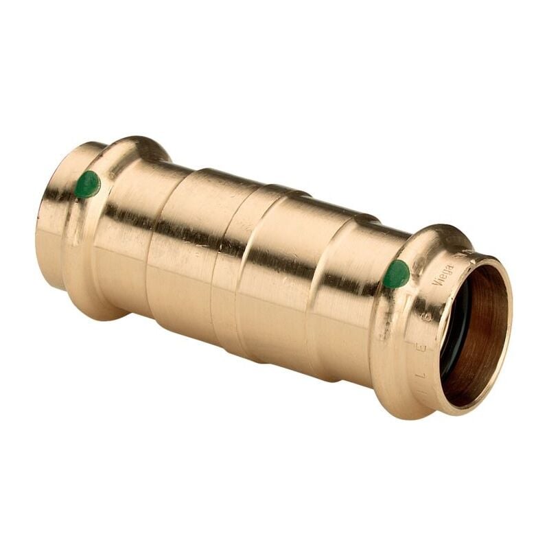 Manchon coulissant Sanpress 216153 54 mm, bronze à canon ou bronze au silicium, SC-Contur - Viega