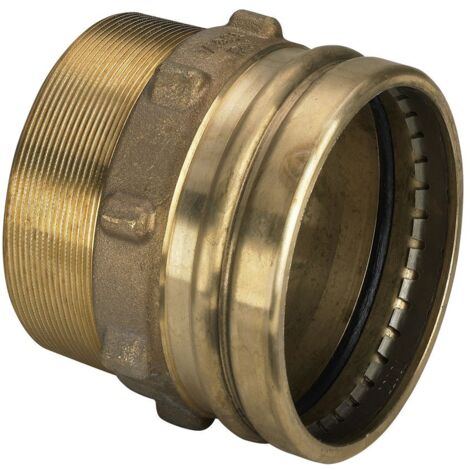 Viega Sanpress XL-Übergangsstück 350659 76,1 mm x R 2 1/2, Rotguss, SC-Contur