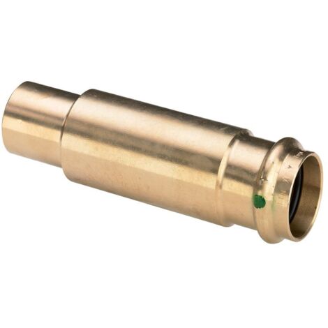 Viega Schiebemuffe mit SC Sanpress 2215.4 in 35mm Siliziumbronze