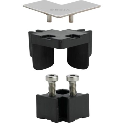 VIEGA Set Accessori 90° Advantix Vario Finituira Acciaio Opaco
