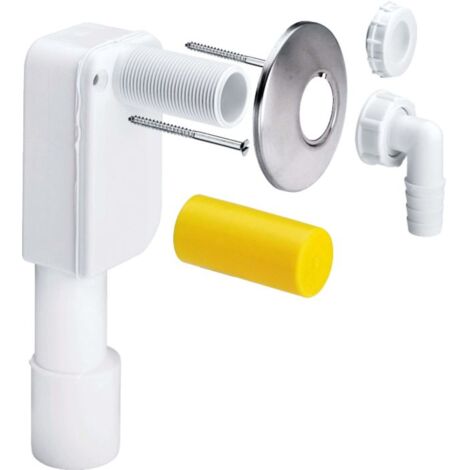 Viega siphon 452452 DN 40/50, plastique blanc , sortie verticale encastrée