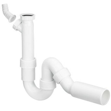 Viega siphon universel hostaleen 6/4x50mm avec raccord pour machine à laver