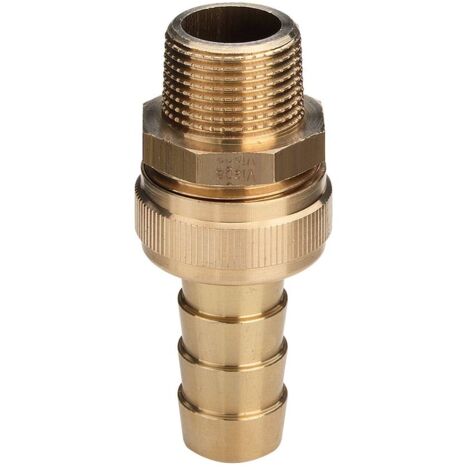 Viega Standrohrverschraubung 1832, konischdichtend, R 1 1/2" für ID-Schlauch Rp 1 1/2", Muttergewinde G 1 3/4", Messing