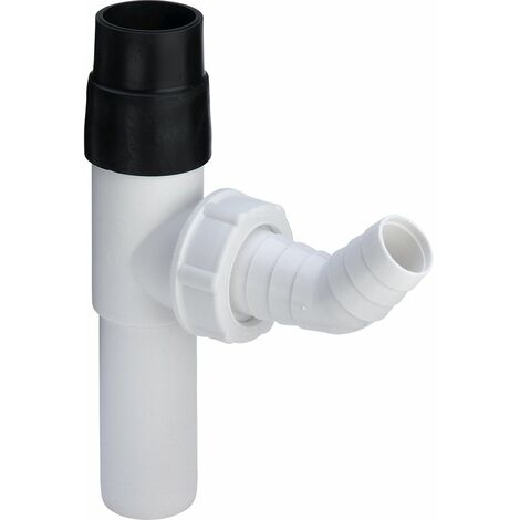 Viega T-Stück 6895 für Tropfwasseranschluss Überlaufrohr, Kunststoff, Weiß