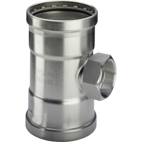 Viega T-Stück Sanpress Inox XL 2317.2XL in 76,1mm x Rp3/4 x 76,1mm Edelstahl