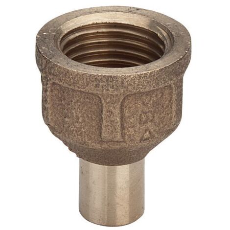 Viega Übergangsmuffe 94246G in 22mm x Rp3/4 Rotguss