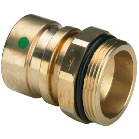 Viega Übergangsstück mit SC Geopress 9621TW in 32mm x G1 1/2 Rotguss