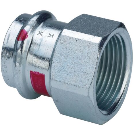 Viega Übergangsstück mit SC Prestabo 1112 in 12mm x Rp1/2 Stahl verzinkt
