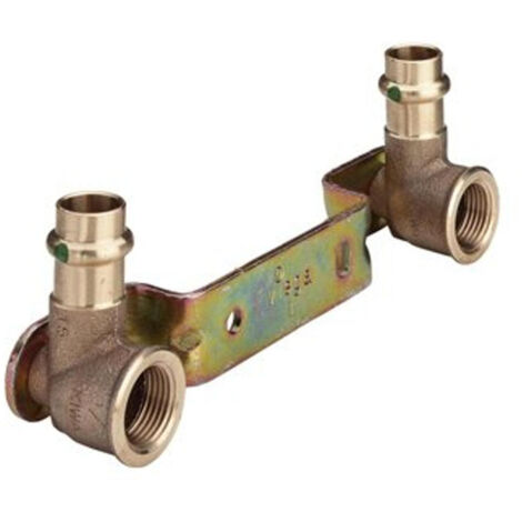 Viega Unité de montage Sanpress 295462 15 mm x Rp 2000 / 2 x 150 mm, bronze, SC-Contur