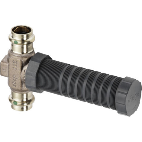 Viega UP-Geradsitzventil mit SC Easytop 2235.2 in 22mm Siliziumbronze