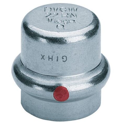 Viega Verschlusskappe mit SC Prestabo 1156 in 12mm Stahl verzinkt