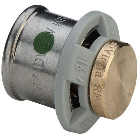 Viega Verschlussstopfen mit SC Sanfix P 2156 in 50mm Rotguss