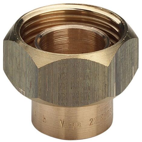 Viega Verschraubung 94384G konischdichtend in 15mm x G3/4 Rotguss