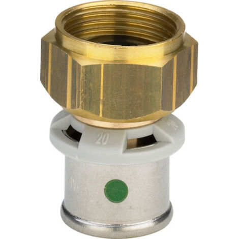 Viega Verschraubung mit SC Sanfix P 2163 in 25mm x G1 Rotguss