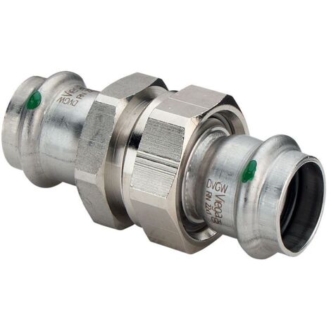 Viega Verschraubung mit SC Sanpress Inox 2360 in 35mm Edelstahl