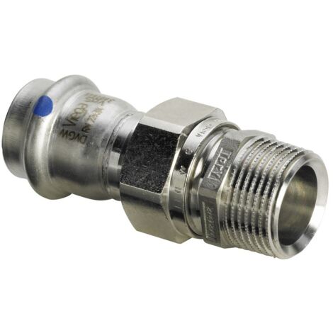 Viega Verschraubung mit SC Sanpress Inox in 2365LF in LABS-frei in 28mm x G1