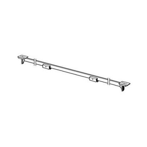 Viega visign sr1 diffuseur à fente 120cm raccourci look acier inoxydable matt