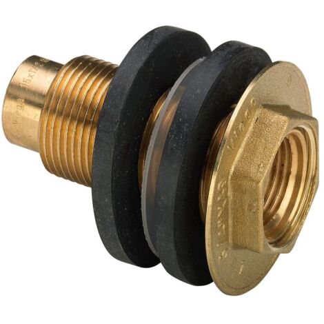 Viega Wanddurchführung 3427.2 in 15x55mm x Rp1/2 x G3/4 Rotguss