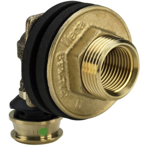 Viega Wanddurchführung mit SC Raxofix 5332.11 in 16mmxRp1/2xG3/4x25mm Sibr