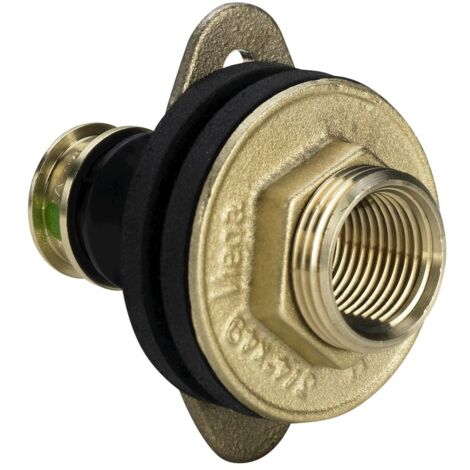 Viega Wanddurchführung mit SC Raxofix 5332.31 in 16mmxRp1/2xG3/4x30mm Sibr