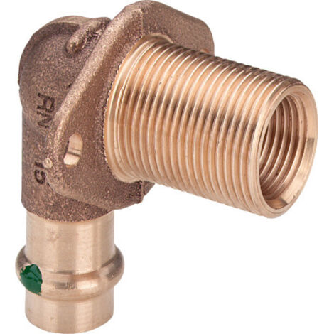 Viega Wanddurchführung mit SC Sanpress 2232.1 in 15 x Rp1/2 x G3/4 x 25mm Sibr