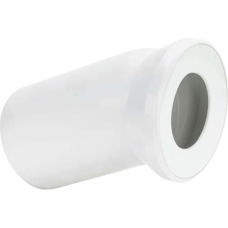 Viega WC Anschlussbogen 22,5 Grad 3813 in DN100 x 150mm Kunststoff weiss