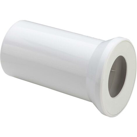 Anschlussrohr für Stand-WC Weiß 250 mm Rohr WC-Anschluss Toilettenanschluss NEU 