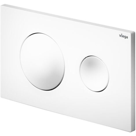 Viega WC Betätigungsplatte VfS 20 8610 1 aus Kunststoff in weiß alpin