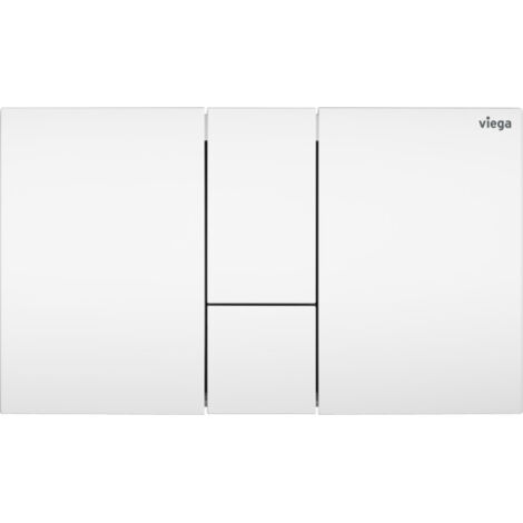 Viega WC Betätigungsplatte VfS 24 8614.1 aus Kunststoff in weiß alpin