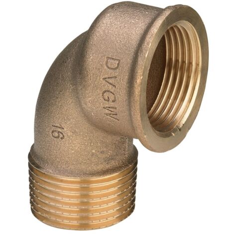 Viega Winkel 90 Grad 3092.1 in R1/2 x Rp1/2 Rotguss