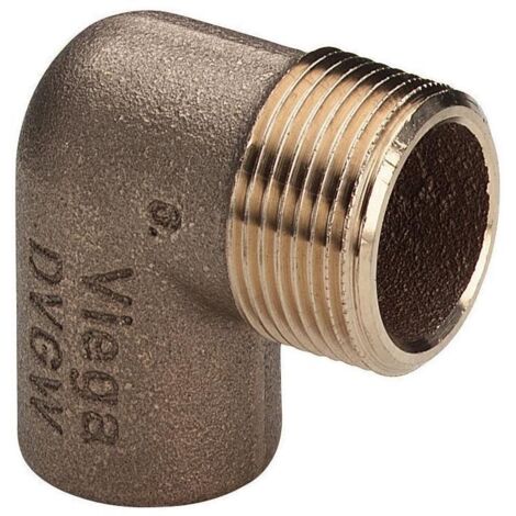 Viega Winkel Übergangswinkel Aussengewinde 94092G in 18mm x R3/4 Rotguss 133108