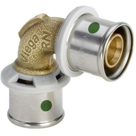 Viega Winkelkupplung mit SC Sanfix P 2116 in 50mm Rotguss