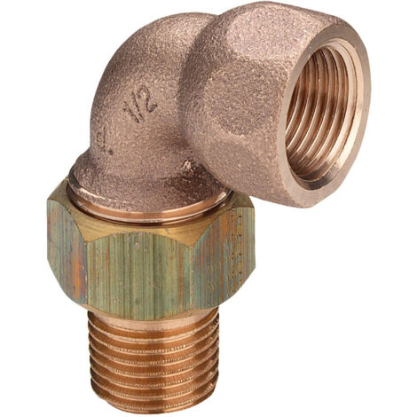 Viega Winkelverschraubung 3098 konischdichtend in R1/2 x Rp1/2 Rotguss