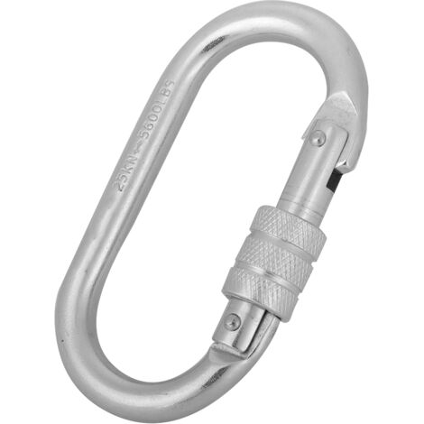Vielseitiger Outdoor-Karabiner für Klettern, Sicherheit und Überleben, mit robustem Sicherungsring