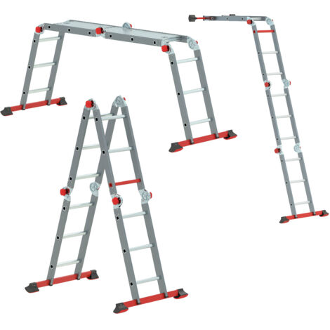 Vielzweckleiter Varitrex PRO 4x3 Sprossen inkl. Plattform 503527
