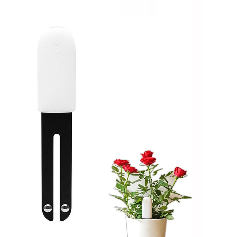 Vier in einem Licht-, Temperatur-, Bodenfeuchtigkeits- und Ernahrungsmonitor von Blumen und Pflanzen (Weiß kann an die APP angeschlossen werden)