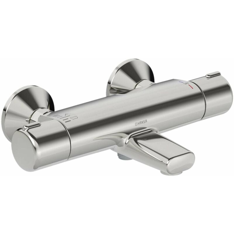 Micra - Mitigeur thermostatique de baignoire mural, chrome 58162171 - Hansa