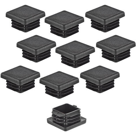 Vierkant Kunststoff Lamellen Stopfen Rohr Schutz Endkappe 30x30 mm 10er Pack