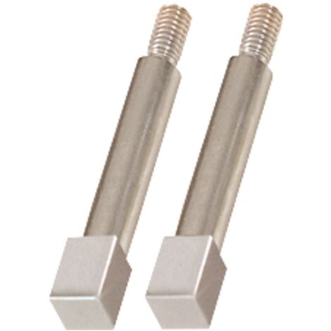 Vierkantadapter, 10mm, 2er Pack, verchromt