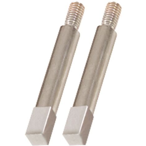 Vierkantadapter, 8mm, 2er Pack, verchromt