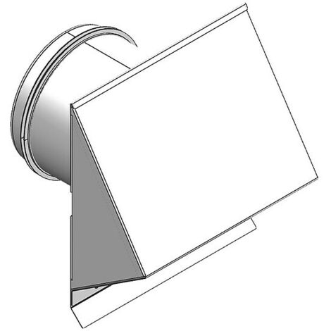 Viessmann Außenwandblende DN180 mit Vogelschutzgitter, weiß - ZK03027