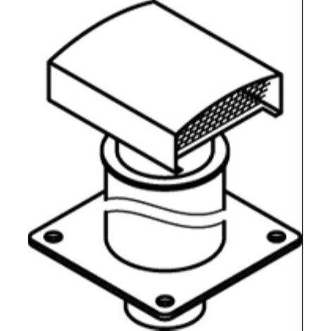 Viessmann Dachdurchführung DN 160 / DN 180, Edelstahl blank