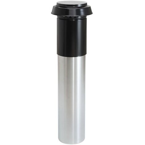Viessmann Dachdurchführung DN125, Länge 1 m, schwarz - 7501780