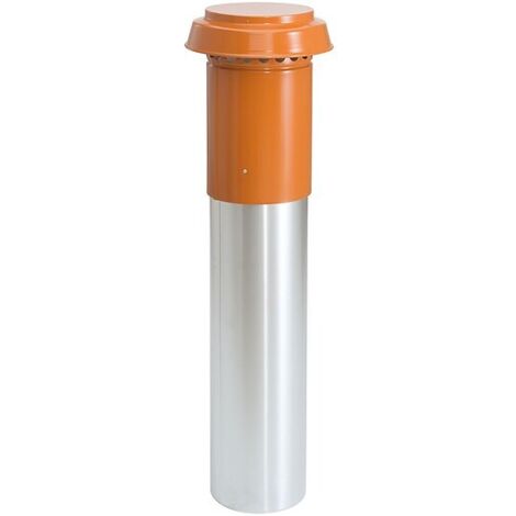 Viessmann Dachdurchführung DN160/180, Länge 1 m, dachsteinrot - ZK01907