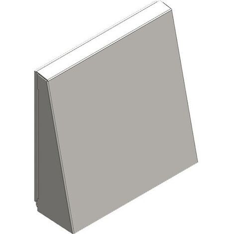 Viessmann Edelstahlaußenwandblende eckig - ZK04639