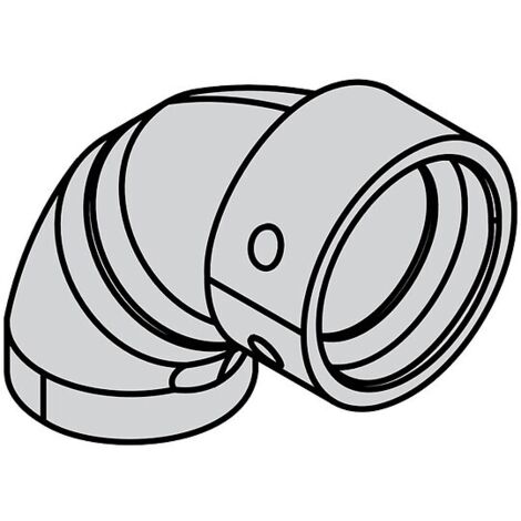 Viessmann EPP-Bogen 90° mit Verbindungsmuffe, DN125, wärmedämmend - 7501767