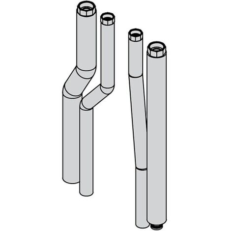 Viessmann Hydraulisches Anschluss-Set für einen Heiz-/Kühlkreis - Aufputzinstallation nach oben - ZK06401